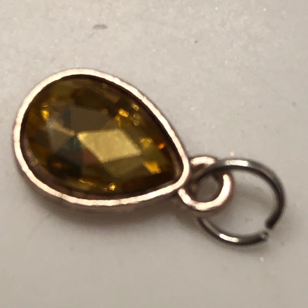 1pc NEW Faceted Stone Bezel Teardrop Multi Oval DIY Fashion Jewelry Pendants - Picture 7 of 16